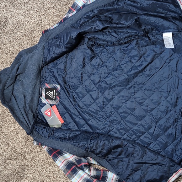 Ripzone Insulated Lance 2.0 Flannel Jacket Hooded Size XL NEW - Picture 11 of 16